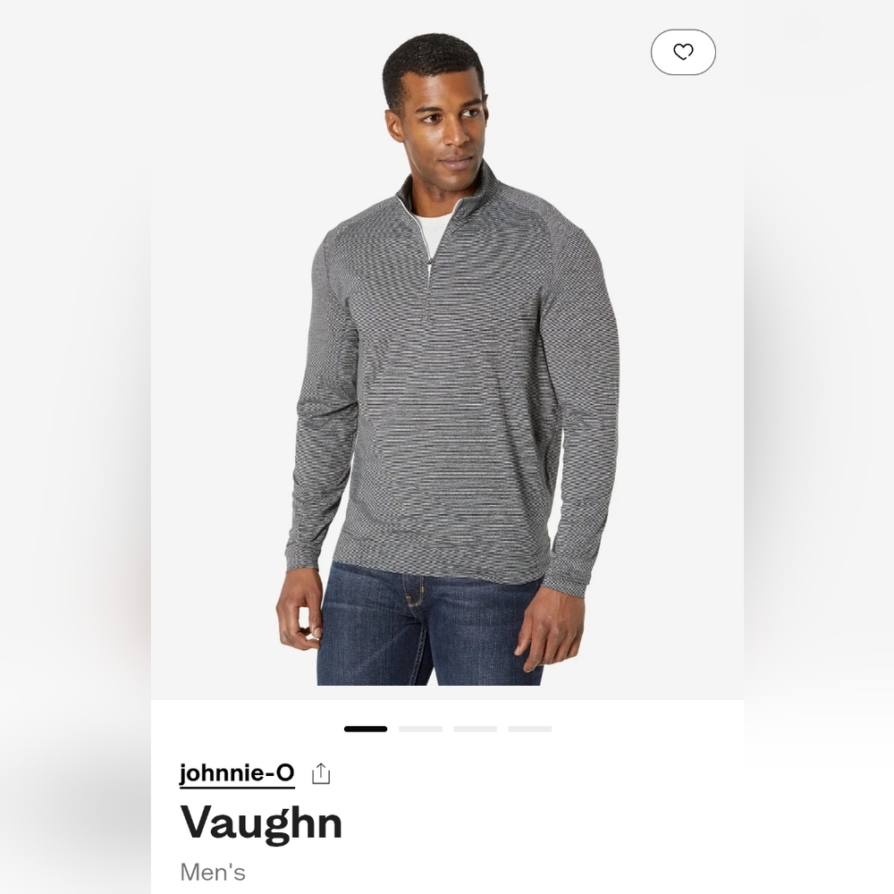Men's Long Sleeve Quarter-Zip Pullover "Twilight" Color